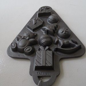 HiMark 1987 Cast Iron Christmas Tree Ornaments